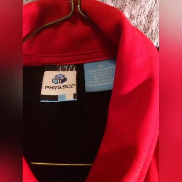 Physical Science Apparel Letter M Warm up Button JERSEY ADULT PHYS.SCi. XL - Picture 4 of 4